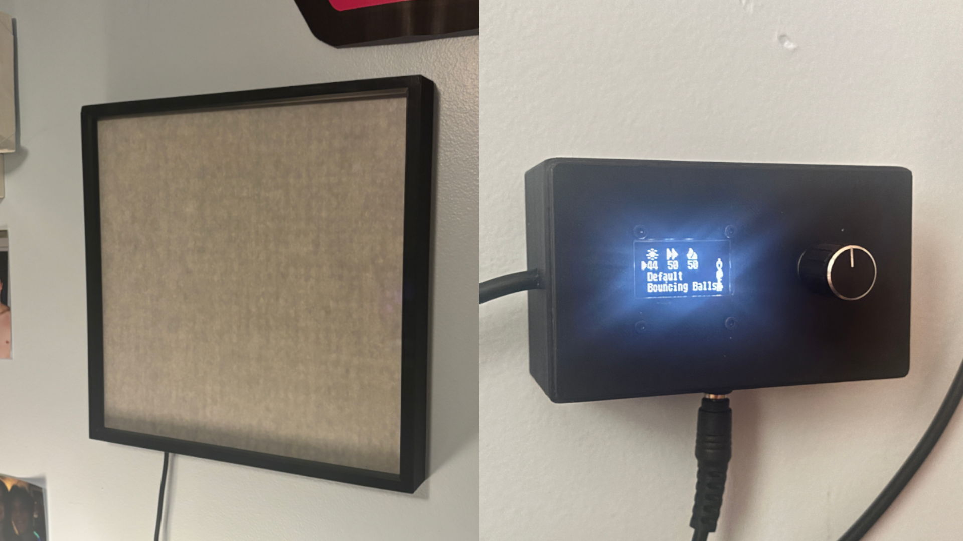 32x32 LED display build view